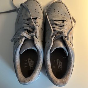 Grey Nike Air Force 1s